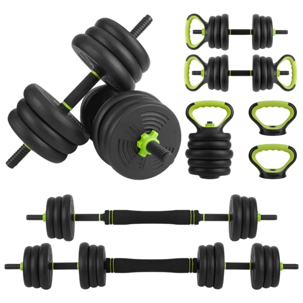 Adjustable 4 In 1 Weight Dumbbell Set Home Gym